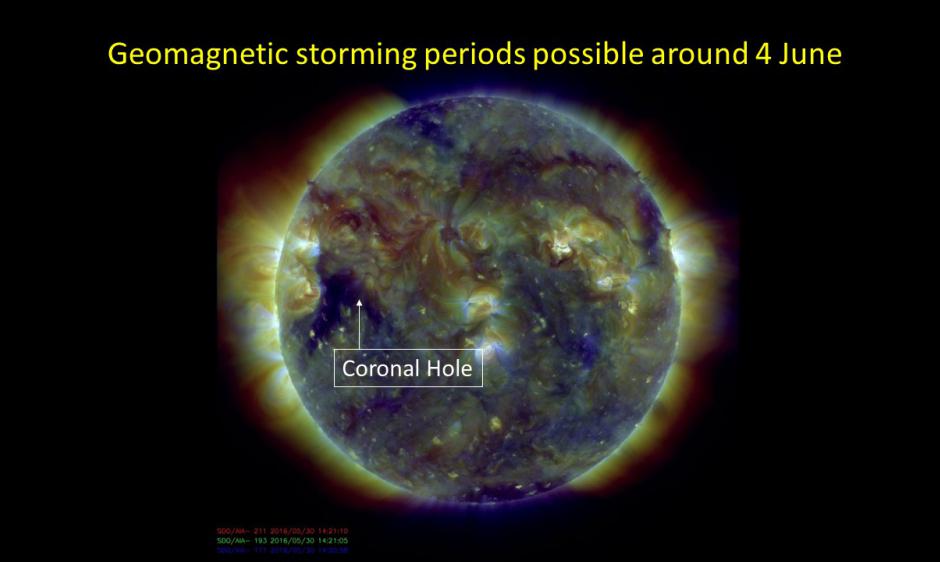 SDO image of CH HSS