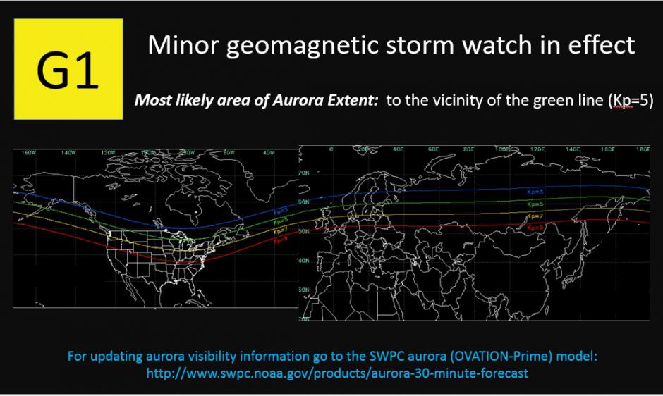 G1 Watch with potential impacts map