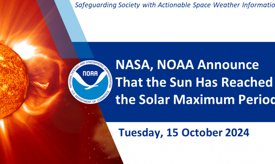 Joint Solar Maximum Announcement from NASA and NOAA