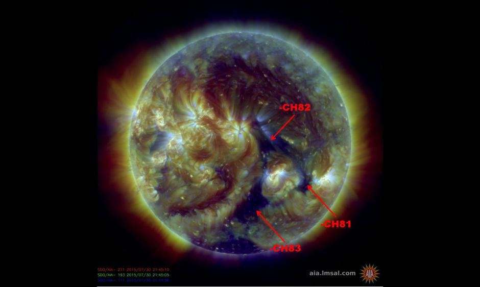 Negative Polarity Coronal Hole High Speed Streams