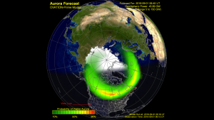 Ovation Auroral oval forecast